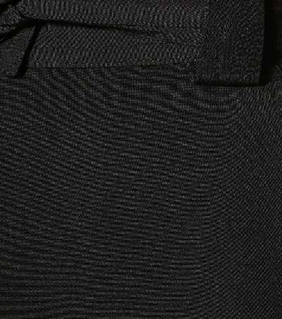 Shop Etro Wide-leg Silk Pants In Black
