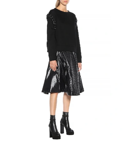 Shop Moncler Genius 6 Moncler Noir Kei Ninomiya Quilted Skirt In Black