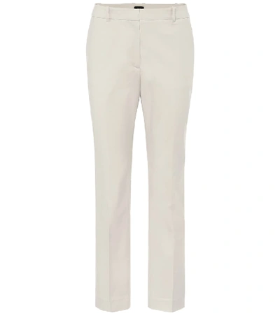 Shop Joseph Coleman Cotton-blend Pants In Grey