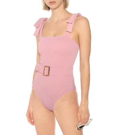 Shop Alexandra Miro The Audrey Swimsuit In Pink