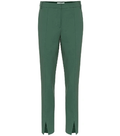 Shop Tibi Anson High-rise Pants In Green