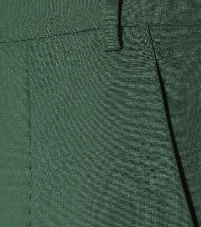 Shop Tibi Anson High-rise Pants In Green