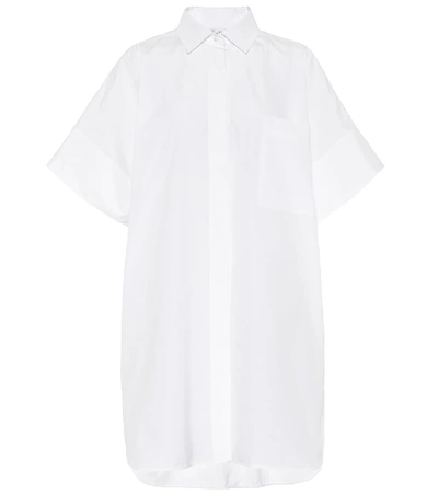 Shop Max Mara Meana Cotton Shirt In White