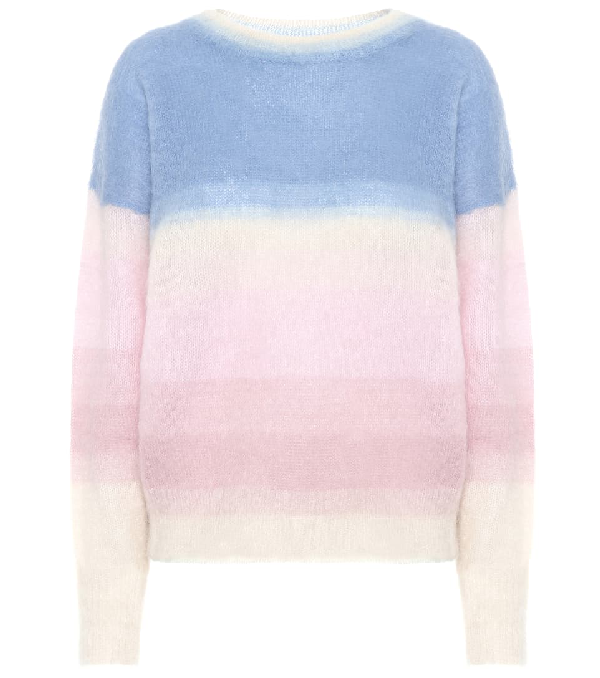 Etoile Isabel Marant Isabel Marant Etoile Multicolor Drussell Sweater In  30bu Blue | ModeSens