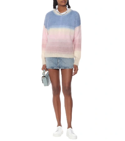 Shop Isabel Marant Étoile Drussell Mohair-blend Sweater In Multicoloured
