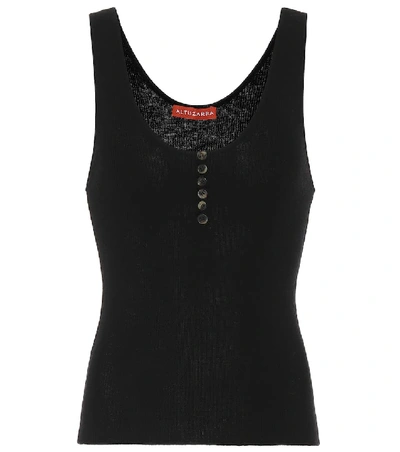 Shop Altuzarra Flack Wool And Cashmere Tank Top In Black