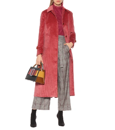 Shop Giuliva Heritage Collection The Maria Corduroy Coat In Pink