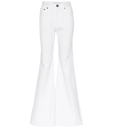 Shop Matthew Adams Dolan Flared Jeans In White