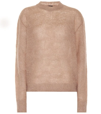 Shop Joseph Mohair-blend Sweater In Brown