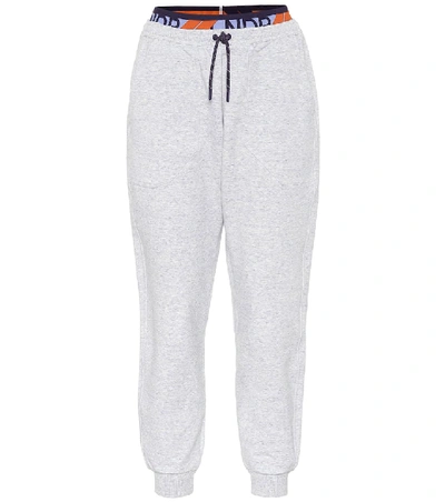 Shop Lndr Dander Cotton-blend Trackpants In Grey