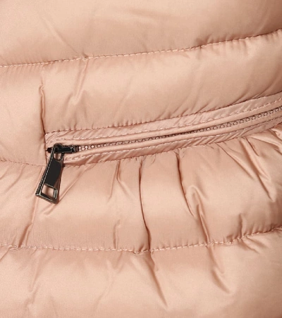 Shop Moncler Wool, Cashmere And Down Jacket In Pink