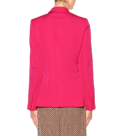 Shop Stella Mccartney Wool Blazer In Pink