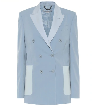 Shop Stella Mccartney Wool Blazer In Blue