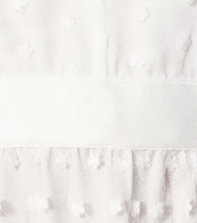 Shop Philosophy Di Lorenzo Serafini Daisy Tulle Maxi Dress In White