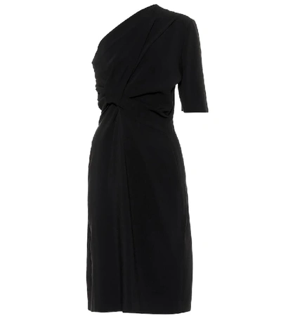 Shop Stella Mccartney Maia Stretch Cady Dress In Black