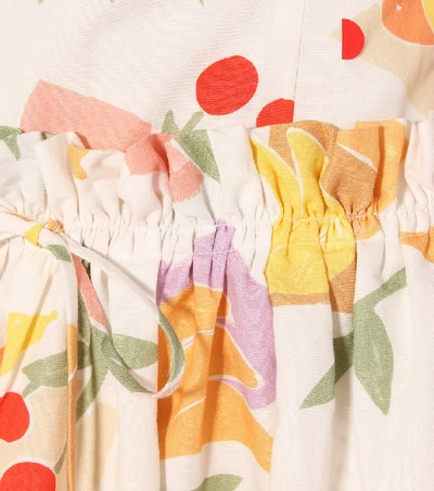 Shop Rejina Pyo Leah Printed Cotton-blend Dress In Multicoloured