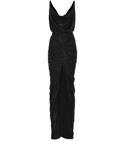 Shop Rick Owens Lilies Knit Dress In Black