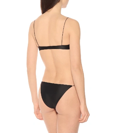 Jade Swim Bare Minimum Mid-rise Bikini Bottoms In Black