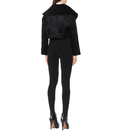 Shop Alaïa Cropped Jacket In Black