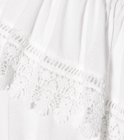 Shop Melissa Odabash Jo One-shoulder Midi Dress In White