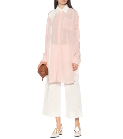 Shop Loewe Oversized Shirt In Pink