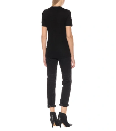 Isabel Marant Étoile Kranger Linen T-shirt In Black
