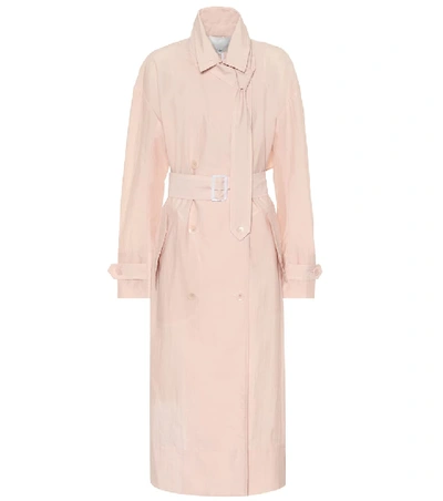 Shop Tibi Trench Coat In Pink