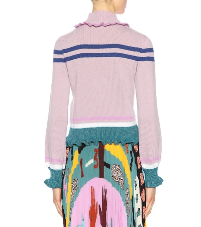 Shop Valentino Virgin Wool And Cashmere Sweater In Multicoloured