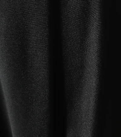 Shop Joseph Isaak Silk-satin Midi Skirt In Black