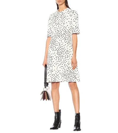 Shop Stella Mccartney Polka-dot Minidress In White