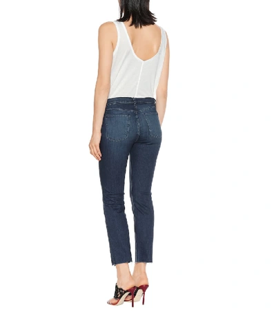 Shop 3x1 W2 Cropped Mid-rise Bootcut Jeans In Blue