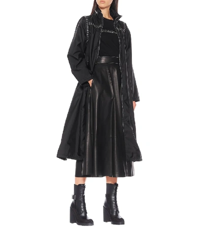Shop Moncler Genius 6 Moncler Noir Kei Ninomiya Nylon Coat In Black