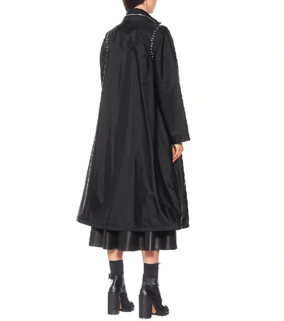 Shop Moncler Genius 6 Moncler Noir Kei Ninomiya Nylon Coat In Black