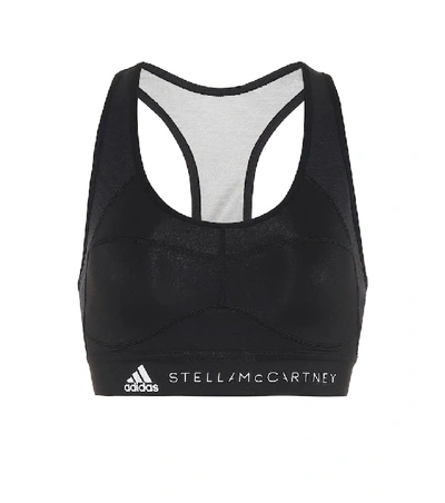 Shop Adidas By Stella Mccartney Versatile Training Sports Bra In Black