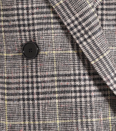 Isabel Marant Celadim Checked Blazer In Grey