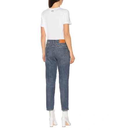 Shop Stella Mccartney High-waisted Straight Jeans In Blue