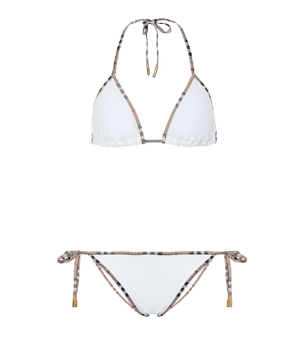 burberry check bikini