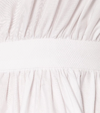 Shop Alexander Mcqueen Cotton Minidress In White