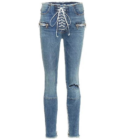 Shop Ben Taverniti Unravel Project Skinny-leg Jeans In Blue