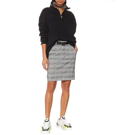 Shop Vetements Wool-blend Skirt In Grey