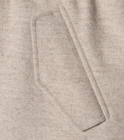 Shop Brunello Cucinelli Wool And Cashmere Coat In Grey