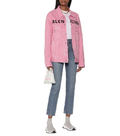 Balenciaga windbreaker pink online