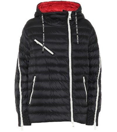 Shop Moncler Stockholm Oversized Down Jacket In Black