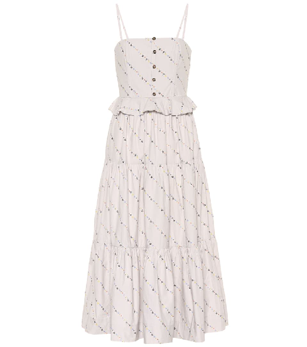 cotton midi sundress