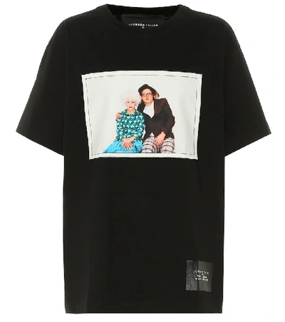 Marc Jacobs X Juergen Teller Black Cotton T-shirt In Black