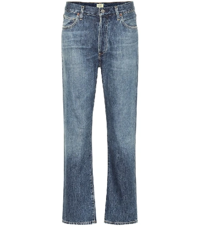 Shop Citizens Of Humanity Mckenzie High-rise Straight Jeans In Blue