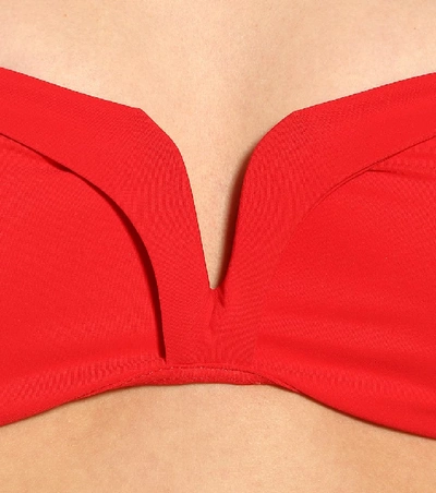 Shop Alexandra Miro Lola Bikini Top In Red