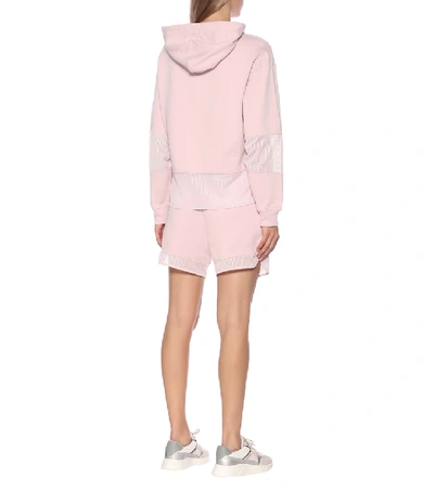 Shop Kenzo Logo Cotton Hoodie In Pink