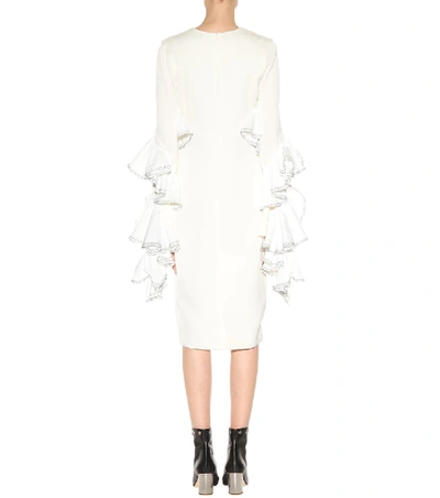 Shop Ellery V-neck Dress In White
