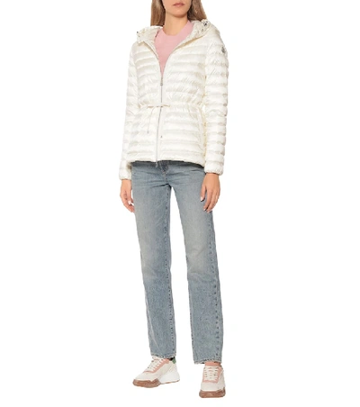 Shop Moncler Raie Down Jacket In White